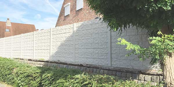 Afsluitingen - Betonnen tuinschermen