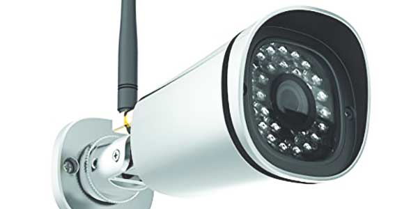 Alarmsysteem: dome of bullet camera