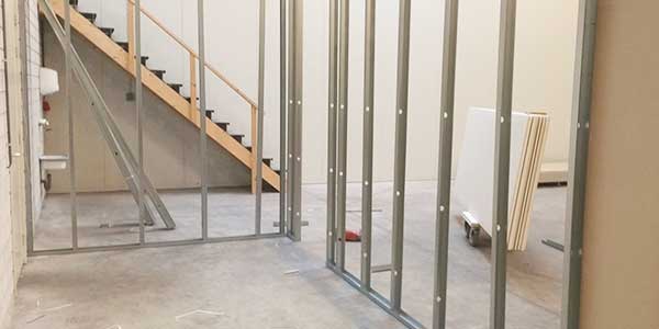 Gyproc profielen plaatsen