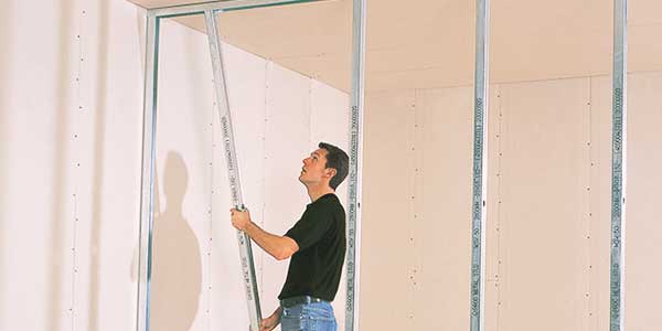 Gyproc scheidingswand plaatsen