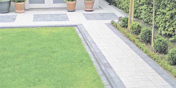 wandelpad aanleggen met klinkers