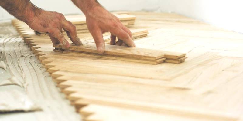 planken houten vloer op maat zagen