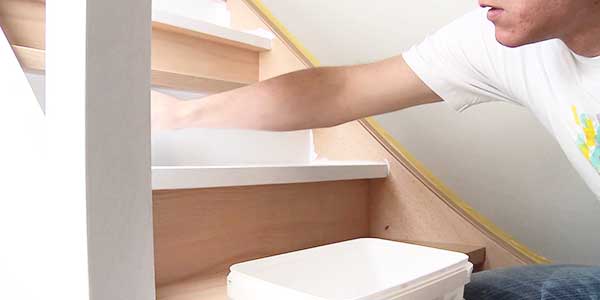 houten trap schilderen