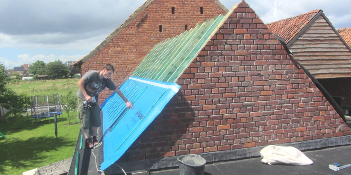 nieuw onderdak plaatsen