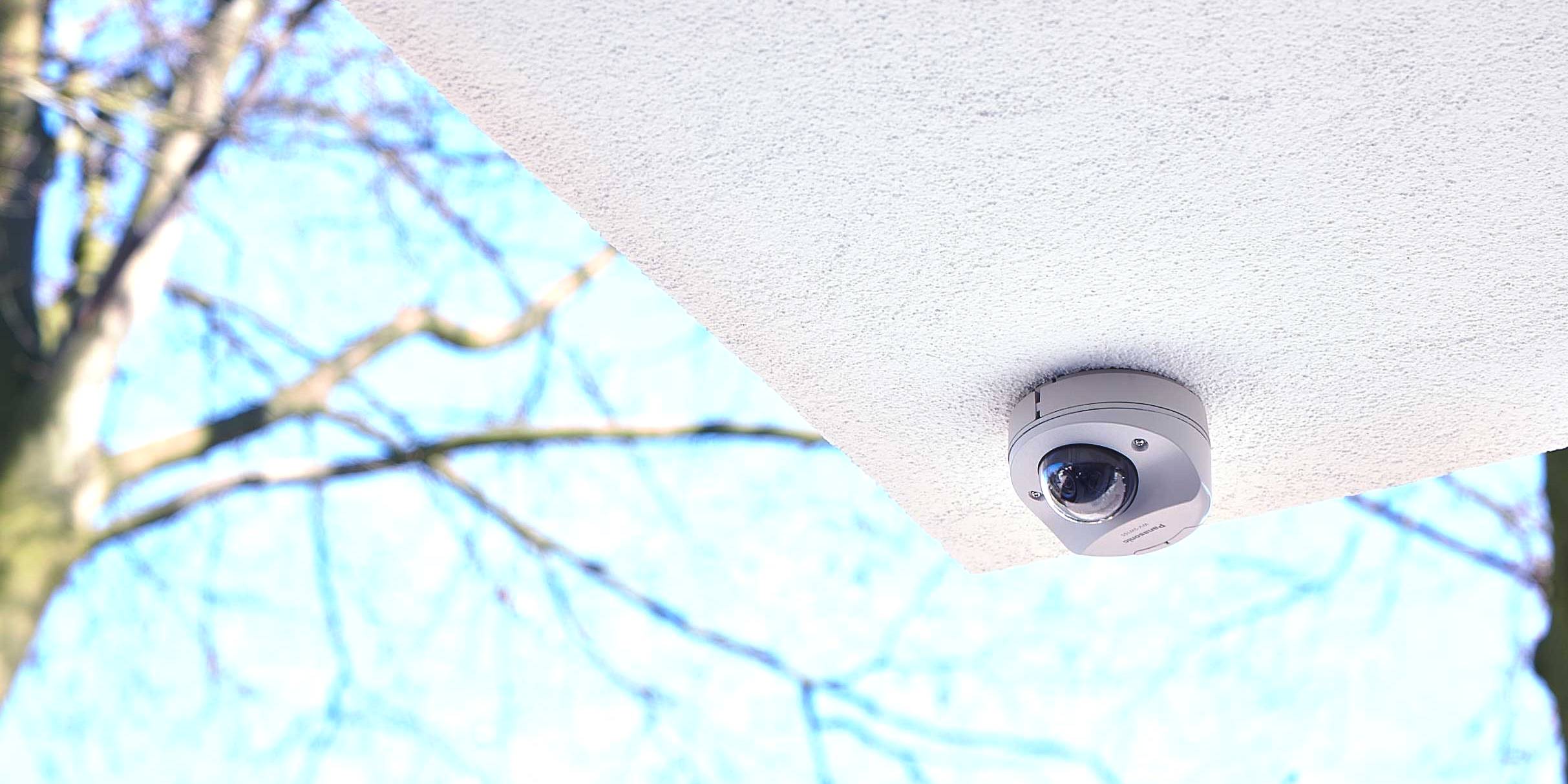 beveiligingscamera binnen en buiten camera in @city