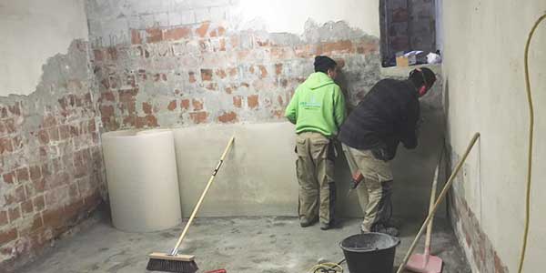 Vochtbestrijding: Bekuiping kelder